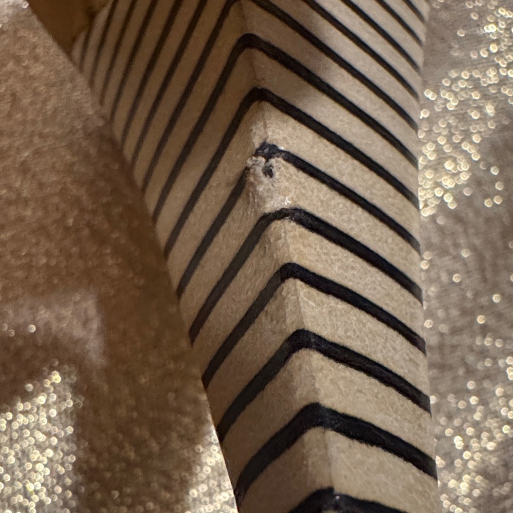 Fendi Red & Cream Striped Mules Size 38 - Picture 9 of 12